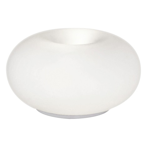 EGLO 86818 - Lámpara de mesa OPTICA 2xE27/60W blanco vidrio opal