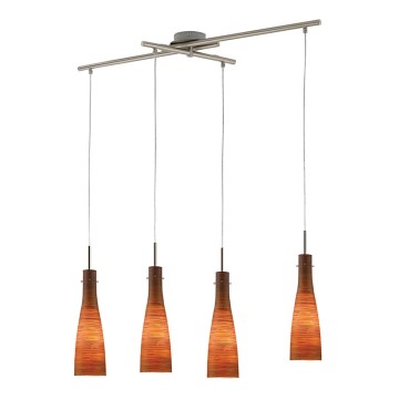 EGLO 88233 - Lámpara colgante KAMEO 4xE14/60W/230V