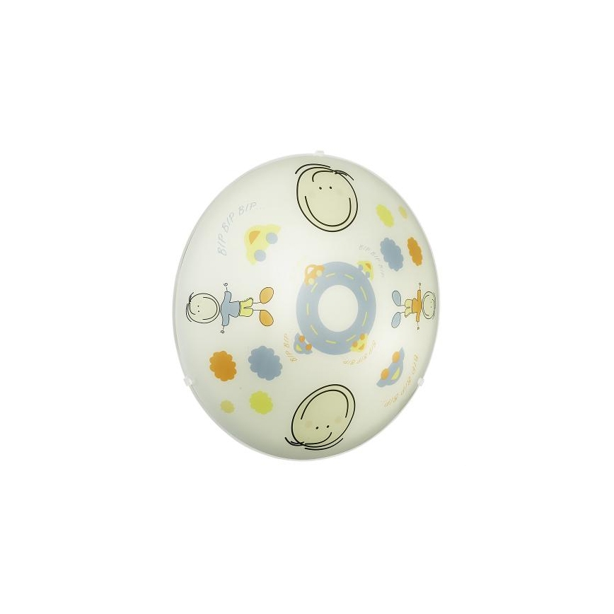 EGLO 88972 - Plafón infantil JUNIOR 2  2xE27/60W multicolor