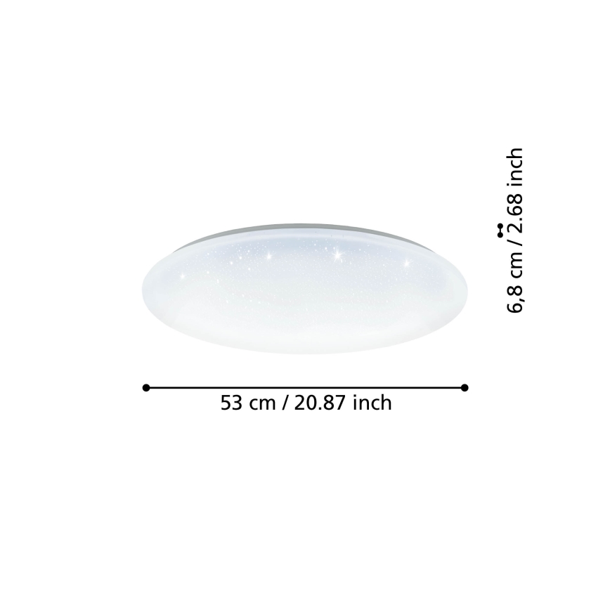 Eglo - Plafón LED regulable LED/44,8W/230V 2700-6500K ZigBee