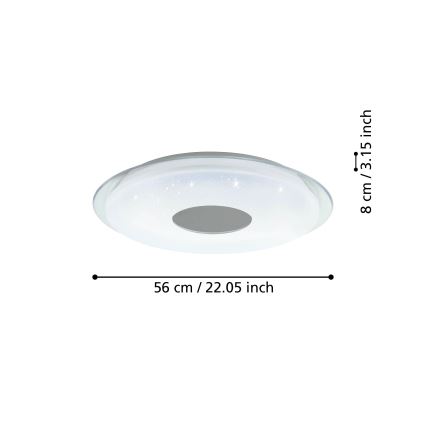 Eglo - Plafón LED regulable LED/44,8W/230V 2700-6500K ZigBee