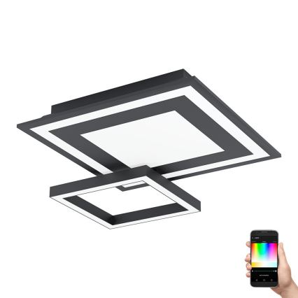 Eglo - Plafón LED RGBW regulable LED/21,6W/230V ZigBee