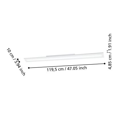 Eglo - Plafón LED regulable LED/33,5W/230V 2700-6500K blanco ZigBee