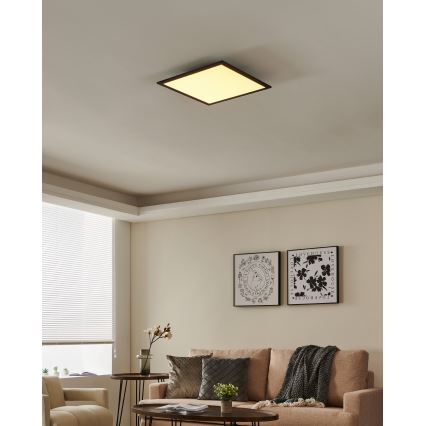 Eglo - Plafón LED regulable LED/21,5W/230V negro ZigBee