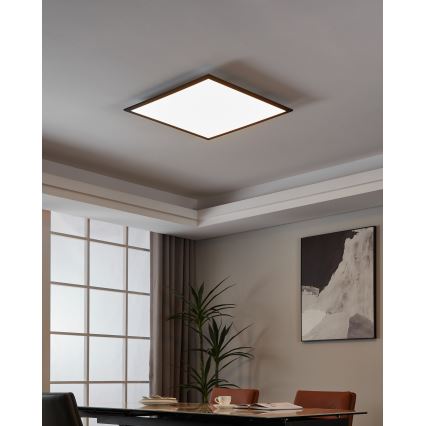 Eglo - Plafón LED regulable LED/33W/230V negro ZigBee