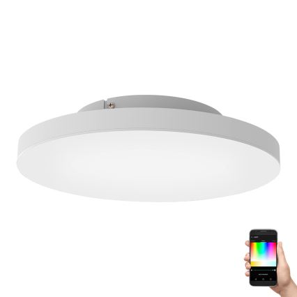 Eglo - Plafón LED RGBW regulable LED/22,4W/230V ZigBee