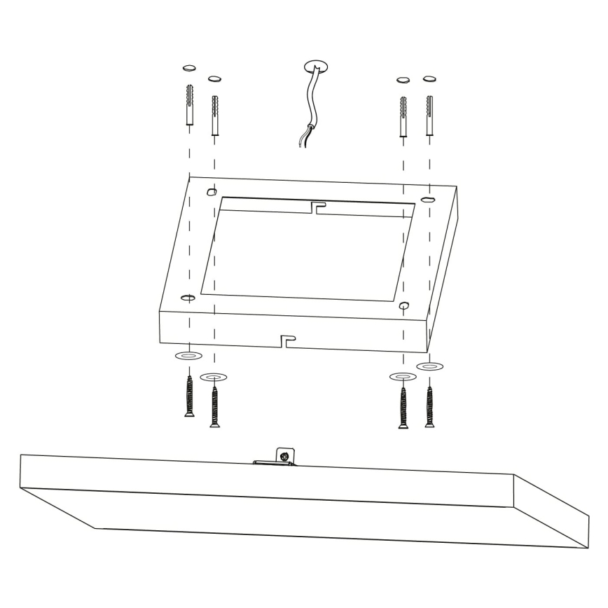 Eglo - Plafón LED RGBW regulable LED/16W/230V ZigBee