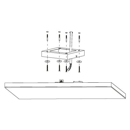 Eglo - Plafón LED RGBW regulable LED/32,4W/230V ZigBee