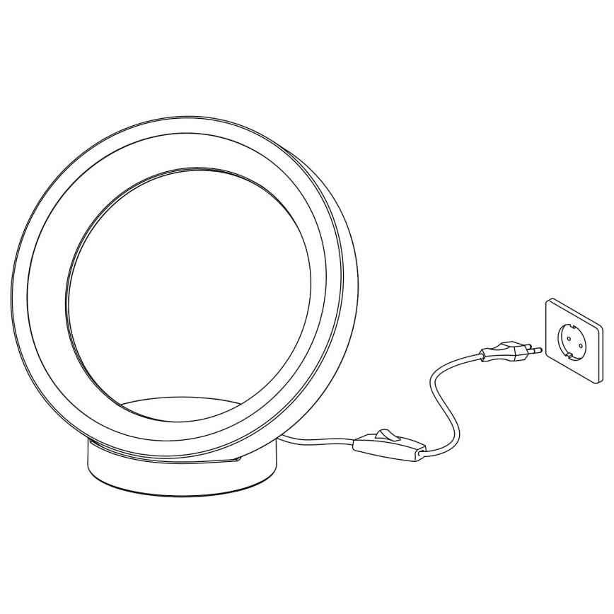 Eglo - Lámpara de mesa LED RGBW regulable LED/16W/230V ZigBee