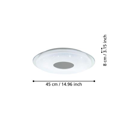 Eglo - Plafón LED regulable LANCIANO-Z LED/19,2W/230V ZigBee