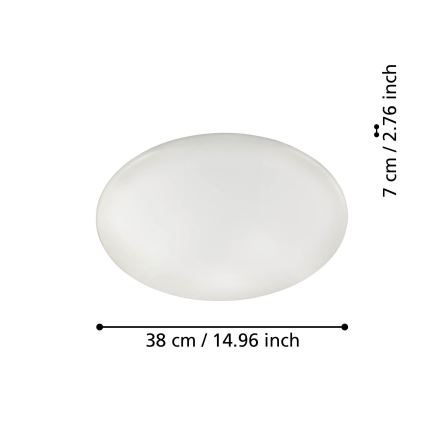 Eglo - Plafón LED regulable LED/19,2W/230V ZigBee