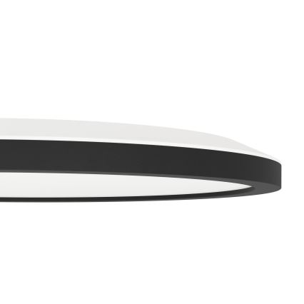 Eglo - Plafón LED RGBW regulable LED/14,6W/230V negro ZigBee