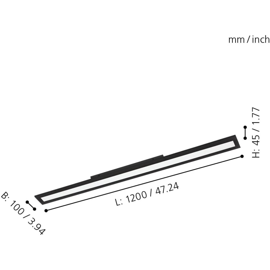 Eglo - Plafón LED regulable LED/33,5W/230V ZigBee