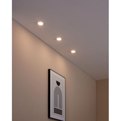 Eglo - SET 3xLED Lámpara empotrable regulable FUEVA-Z  LED/2,8W/230V IP44