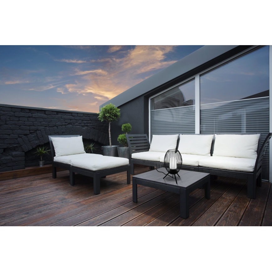 Eglo - Lámpara de mesa de exterior 1xE27/28W/230V IP44