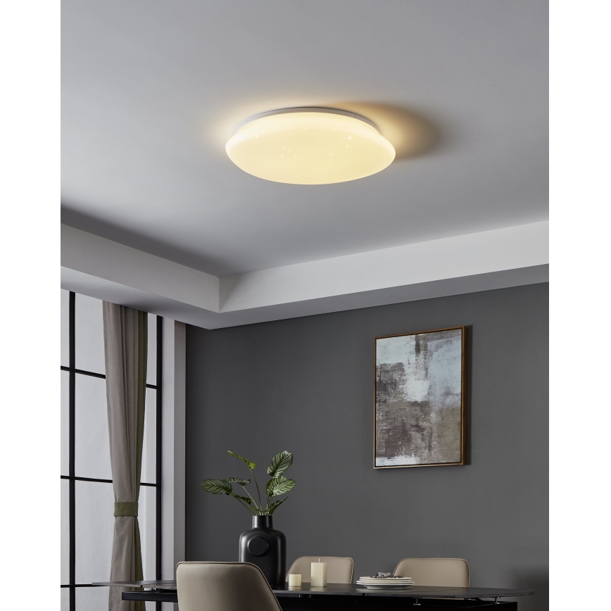 Eglo - Plafón LED RGBW regulable LED/33W/230V ZigBee