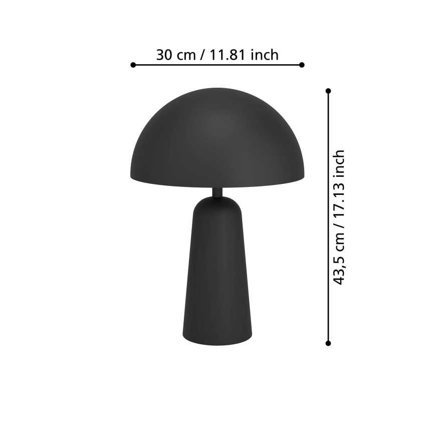 Eglo - Lámpara de mesa 1xE27/40W/230V
