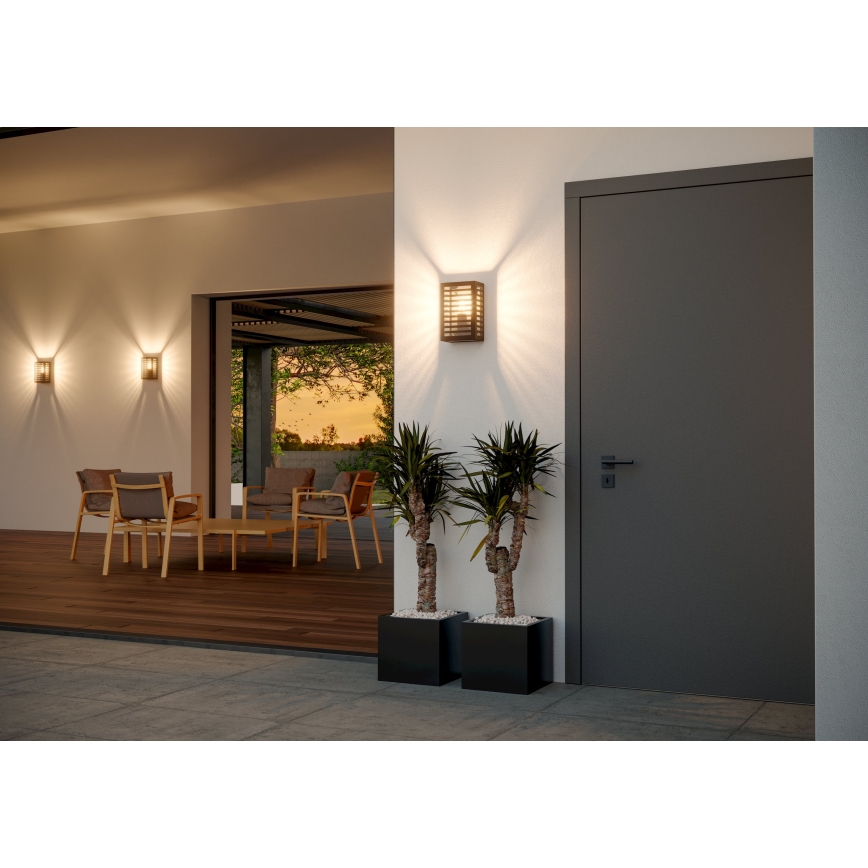Eglo - Aplique de exterior 1xE27/60W/230V IP44
