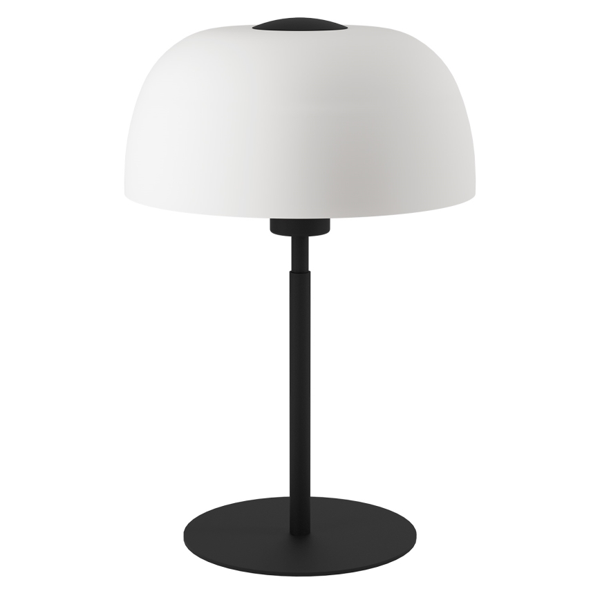 Eglo - Lámpara de mesa 1xE27/40W/230V negro/blanco