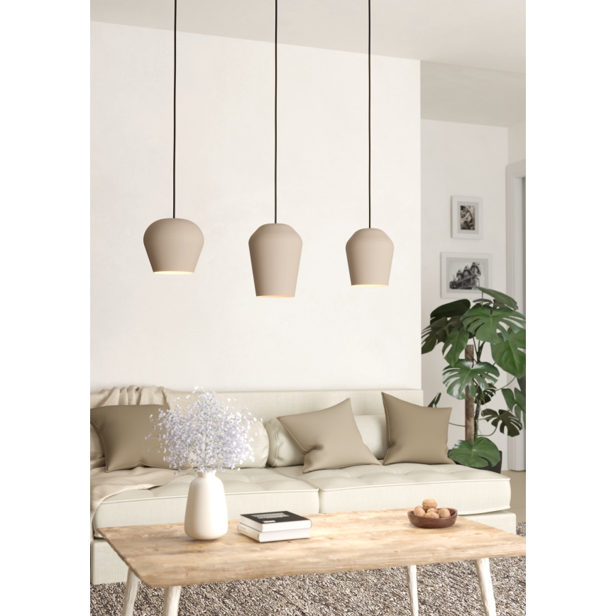 Eglo - Lámpara colgante 3xE27/40W/230V