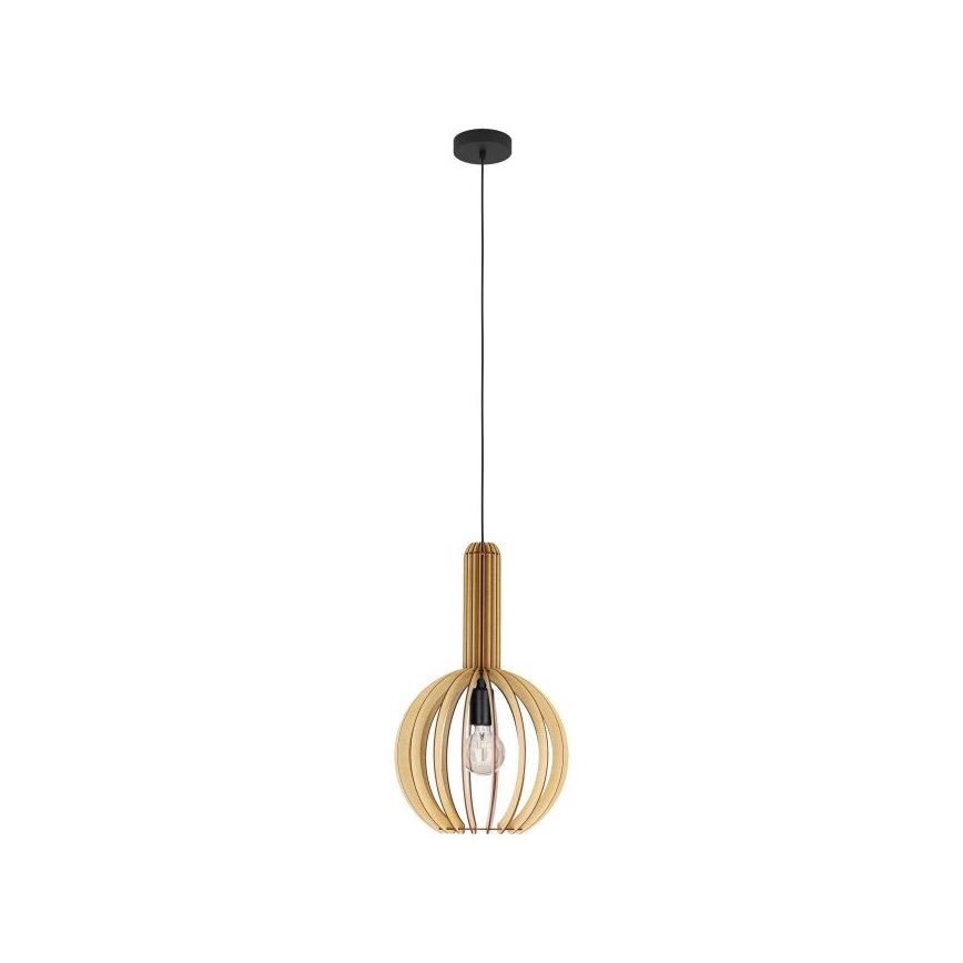 Eglo - Lámpara colgante 1xE27/40W/230V diá. 31 cm beige