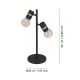 Eglo - Lámpara de mesa 2xE27/10W/230V