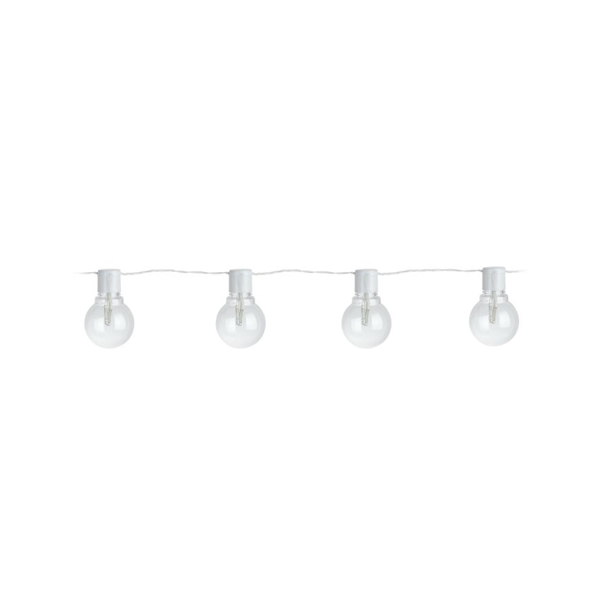 Eglé - Cadena decorativa LED de exterior 16xLED/0,064W/24V IP44 blanco