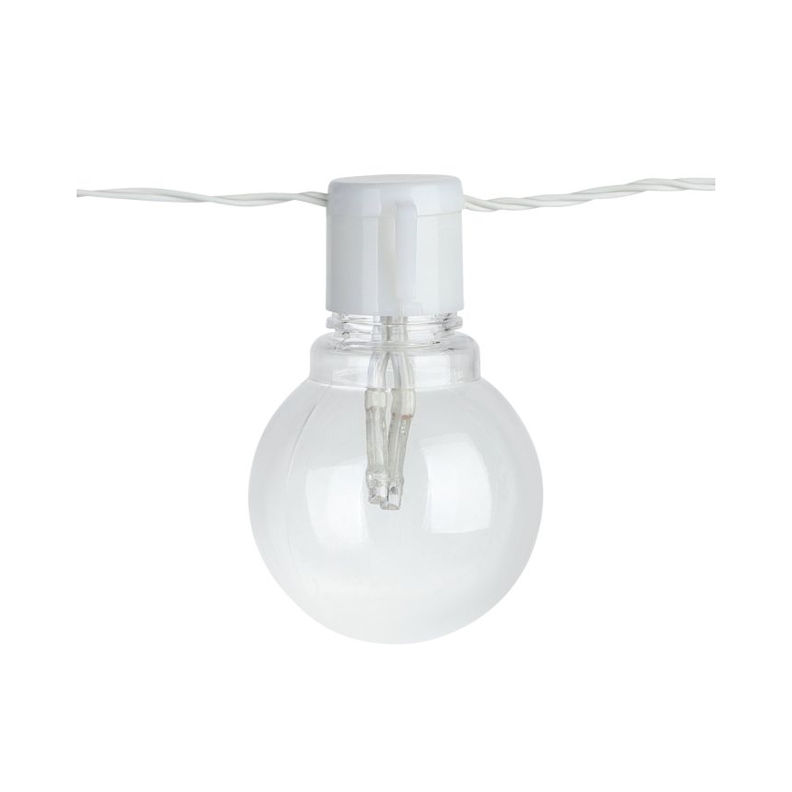 Eglé - Cadena decorativa LED de exterior 16xLED/0,064W/24V IP44 blanco
