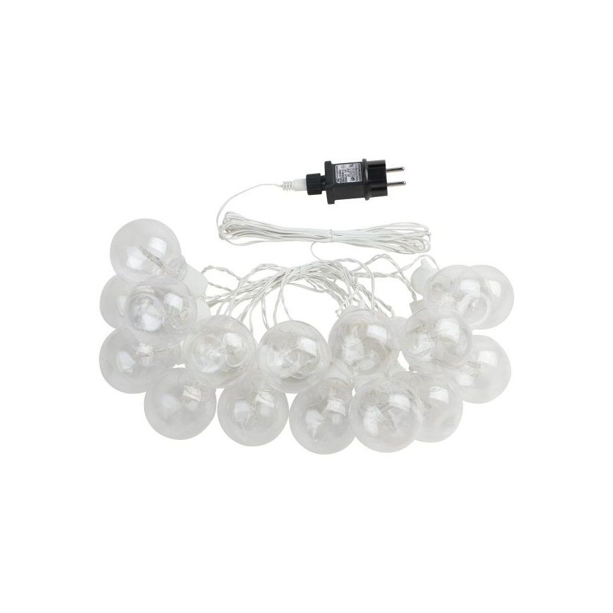 Eglé - Cadena decorativa LED de exterior 16xLED/0,064W/24V IP44 blanco