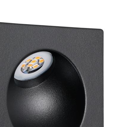 Eglo - Iluminación de la escalera LED LED/2W/230V 3000K negro