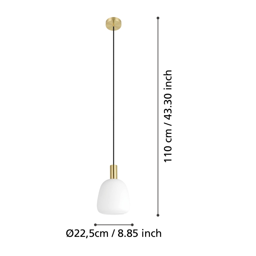 Eglo - Lámpara colgante 1xE27/40W/230V