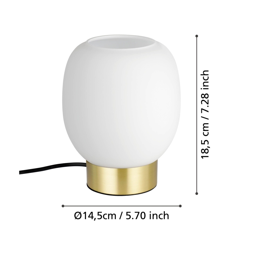 Eglo - Lámpara de mesa 1xE27/40W/230V