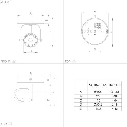 Eglo - Foco LED 1xGU10/3W/230V