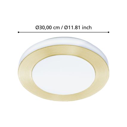 Eglo - Plafón LED de baño LED/10,8W/230V IP44