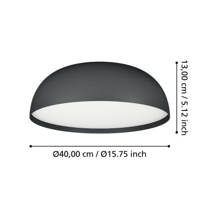 Eglo - Plafón LED RGBW regulable 3xLED/7,5W/230V 2700-6500K diá. 40 cm
