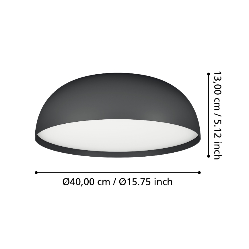 Eglo - Plafón LED RGBW regulable 3xLED/7,5W/230V 2700-6500K diá. 40 cm
