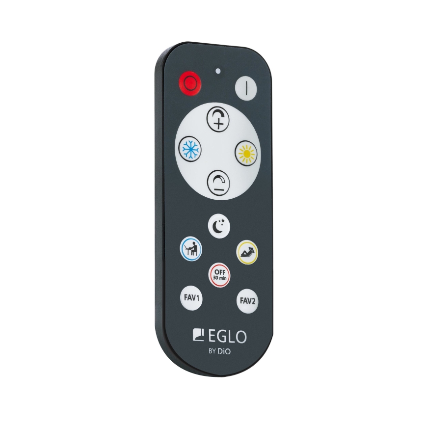 Eglo - Plafón LED regulable LED/15W/230V dorado + mando a distancia