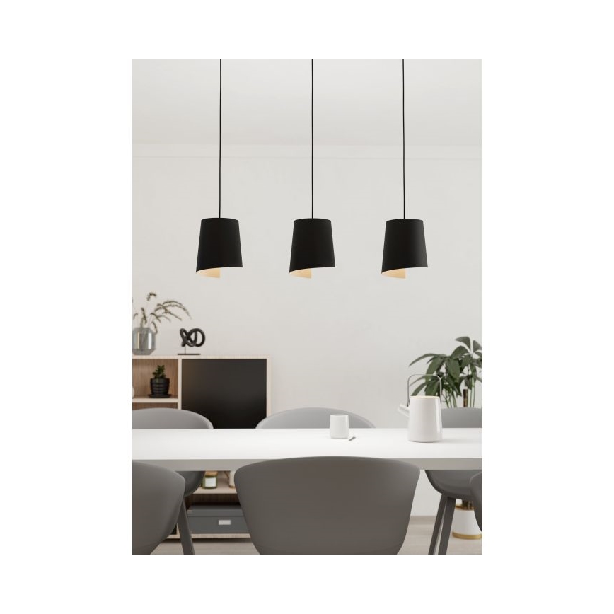 Eglo - Lámpara colgante 3xE27/40W/230V