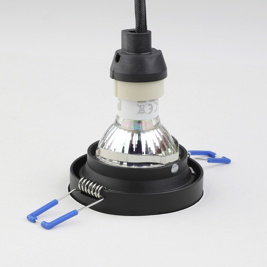 Eglo - Lámpara empotrada 1xGU10/35W/230V antracita