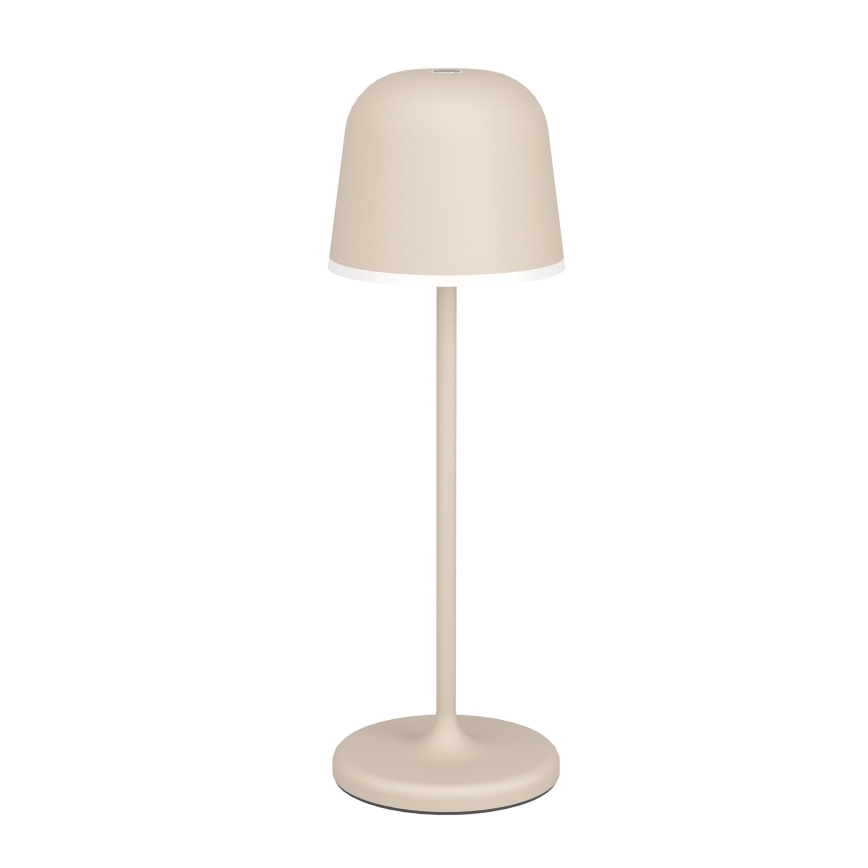 Eglo - Lámpara LED exterior recargable y regulable LED/2,2W/5V 1800 mAh beige IP54