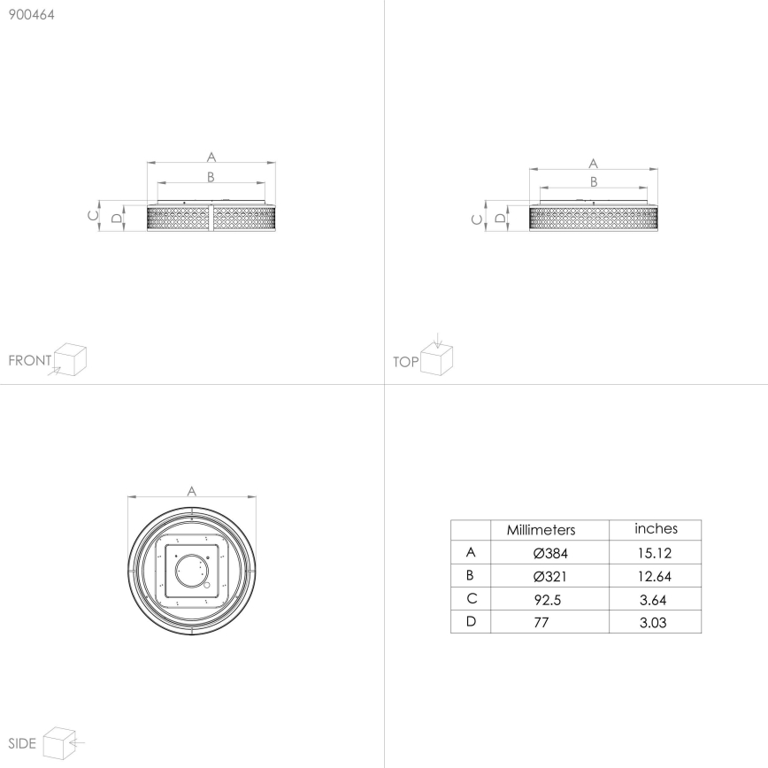 Eglo - Plafón LED LED/24W/230V