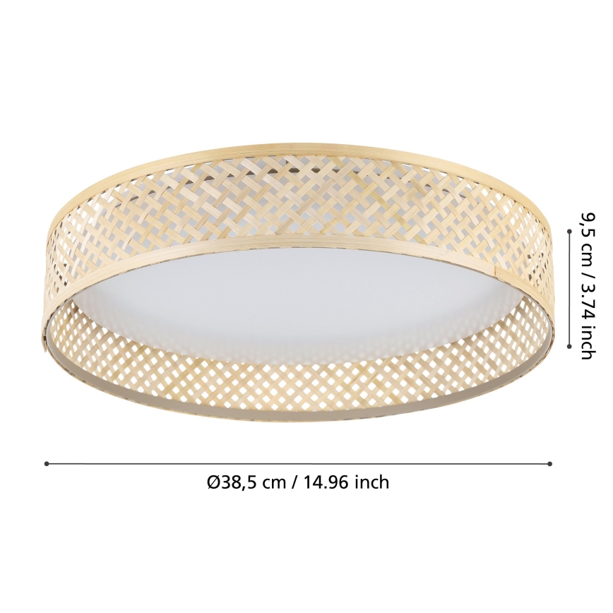 Eglo - Plafón LED LED/24W/230V