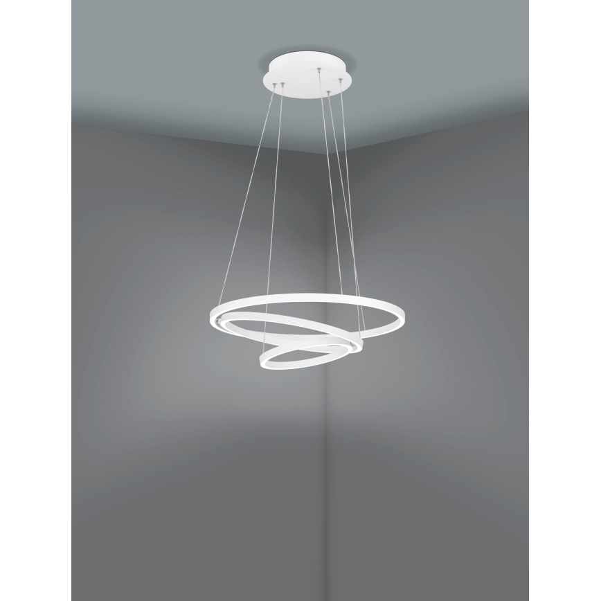 Eglo - Lámpara de araña LED regulable sobre cable LED/43,2W/230V blanco