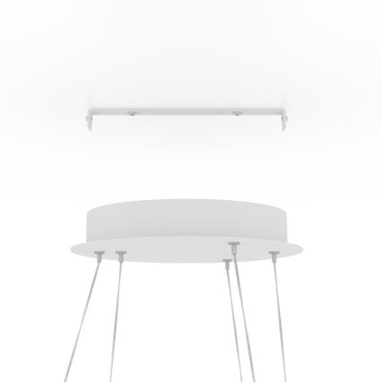 Eglo - Lámpara de araña LED regulable sobre cable LED/43,2W/230V blanco