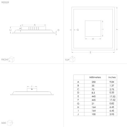 Eglo - Plafón LED LED/28W/230V