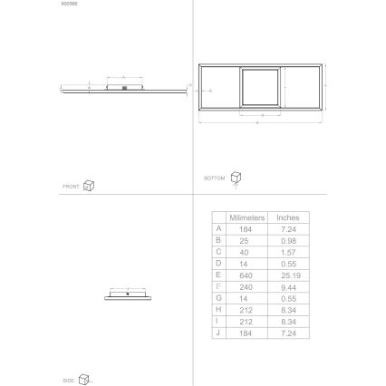 Eglo - Plafón LED RGBW regulable LED/21W/230V