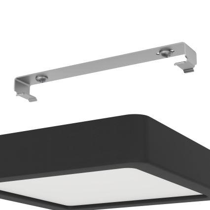 Eglo - Plafón LED regulable LED/11W/230V negro