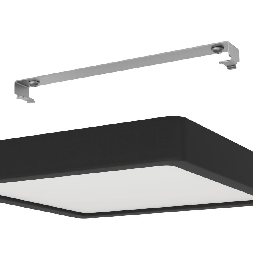 Eglo - Plafón LED regulable LED/17W/230V negro
