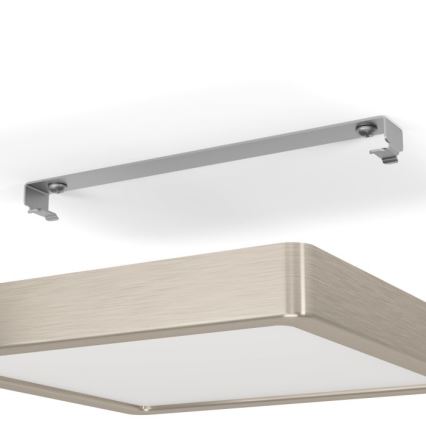 Eglo - Plafón LED regulable LED/17W/230V cromo mate