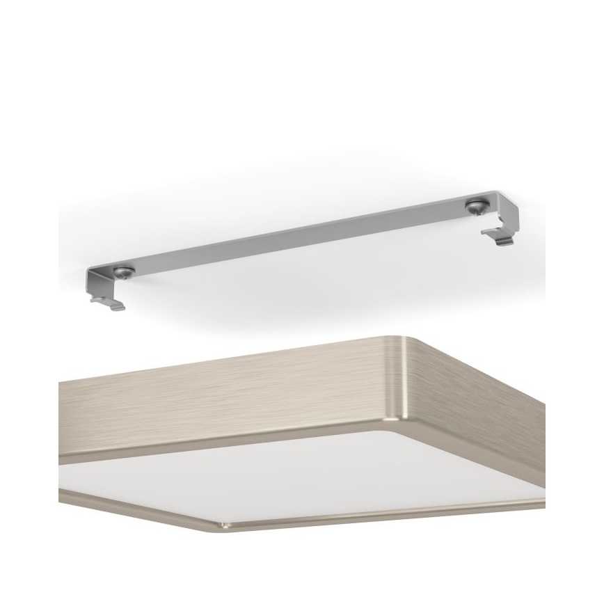 Eglo - Plafón LED regulable LED/17W/230V cromo mate